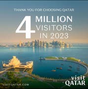 قطر تستقبل أربعة ملايين زائر، مسجلة أعلى مستوى في عدد الزوار