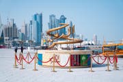 تدشين نُصب تذكاري لحصول الدوحة على لقب عاصمة السياحة العربية 2023 