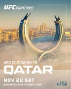 UFC® تُطلق أولى فعالياتها في قطر ضمن " UFC®ليلة القتال" في 22 نوفمبر المقبل