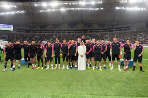 STARS MEET SEA AS PARIS SAINT-GERMAIN TOP PLAYERS TRAIN BY QATAR’S INLAND SEA